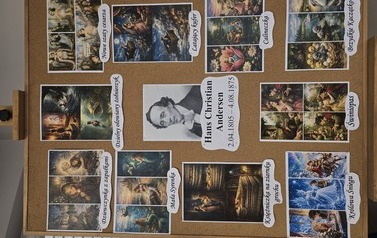 Lekcja biblioteczna ,,W baśniowym świecie Andersena" 2