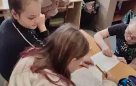 Pierwszy dzień wiosny w Bibliotece Publiczno - Szkolnej w Młynisku 2