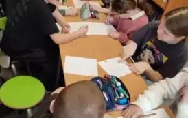 Pierwszy dzień wiosny w Bibliotece Publiczno - Szkolnej w Młynisku 3