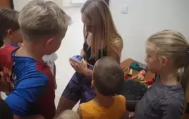 "Zabawy w dżungli śmiechu" - wakacje w GOKiS 20