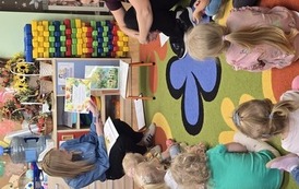 Dzień jabłka i Dzień głośnego czytania z przedszkolakami z Białej 9