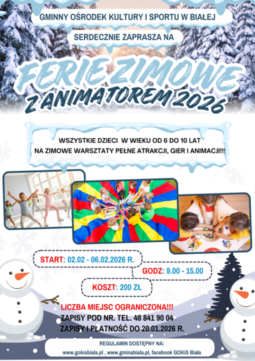 Ferie Zimowe z Animatorem 2026
