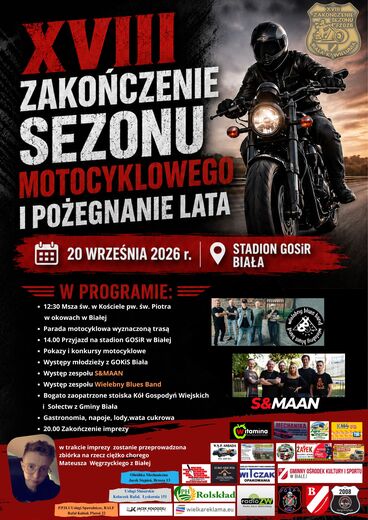 XVIII Zakończenie Sezonu Motocyklowego i Pożegnanie Lata