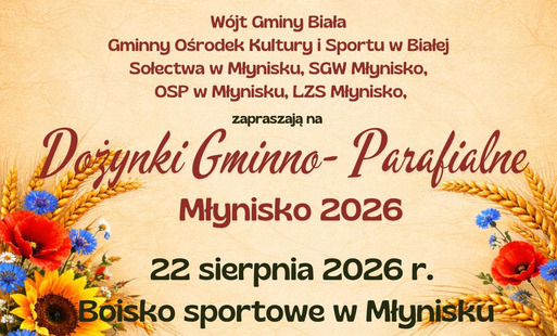 Dożynki Gminy Biała Młynisko 2026