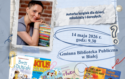 Spotkanie autorskie z Magdaleną Zarębską