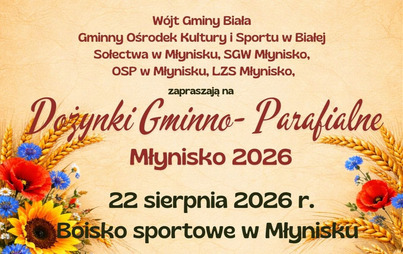 Dożynki Gminy Biała Młynisko 2026